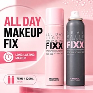So Natural FIXX Setting Spray 75ml 120ml 36H Long Lasting Real Matte Waterproof Oil Control Moisturi