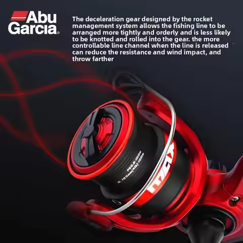Abu Garcia Black Max SX Spinning Reel, Long Cast Salt & Fresh Water Fishing Reel, 4+1 Bearings, 6.5k