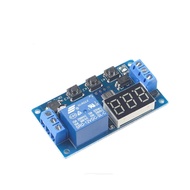 Multifunction Timer Relay Module, Trigger Delay 0-999min/0-999s Cyclic Timer Switch 12V for Arduino 