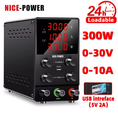 Adjustable DC Lab Power Supply 30V 10A 60V 5A 300W Switching Laboratory Bench Power-Supplies Voltage