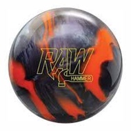 Bowling Ball - Hammer - Raw Hammer Orange/Black - 10lbs - 15lbs