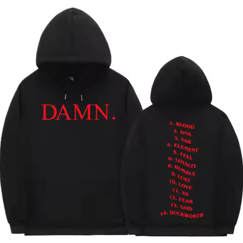 Damn Kendrick Lamar Hoodies Pglang Mr Morale & The Big Steppers Album Tracklist Sweatshirt Men's Wom