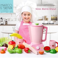 [premium] Marco Siena Mainan Blender Jus Buah Kayu Wooden Smoothie