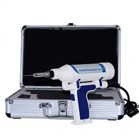 Needle Free Injection Gun No Needle Mesogun Injector for Painless Hyaluronic Acid Lip Injection Wrin