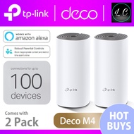 TP-Link Deco M4 (2/3 Pack) AC1200 Whole Home Mesh 2.4Ghz+5Ghz WiFi Router System