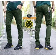 MEN'S CHINO PANTS Slim fit Long Men's Work Office Casual Vacation Guys Original Fifteen Denim