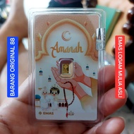 EMAS 0.1 GRAM LOGAM MULIA 0,1 GR UNTUK HADIAH IBADAH HAJI DAN UMROH OLEH OLEH PARCEL HAJATAN KADO PE