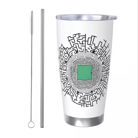 Maze Runner Movie Tumbler Vacuum Insulated Coffee Cups Stainless Steel Outdoor Mug Water Bottle, 20o