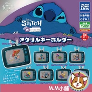 [M.M Shop] T-ARTS Capsule Toy Disney 100th Anniversary Variety Stitch Acrylic Charm Star Baby All 8 
