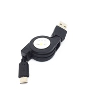 Retractable Micro USB Data Sync Charger Cable for Samsung Galaxy Style Duos Trend 2 3 Win Teos Focus