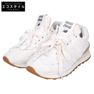 Miu Miu x New Balance 574 Denim Colonial 低筒牛仔運動鞋，尺寸 34 1/2 [二手]
