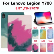 For Lenovo Legion Y700 8.8 inch 2022 Android 12 Fashion Watercolor Tablet Lenovo Y700 8.8'' TB-9707F High Quality Painting Sweat-proof PU Leather Cover LENOVO TB-9707F case
