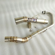 DS4/DAENG4 SUPER OPEN SPEC pipe tube type inlet 51mm 1set for Tmx125 Tmx155 Rusi tc125 155 Raider 15