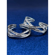 AG SILVER Fashion [Adjustable] Rings 925 Sterling Silver