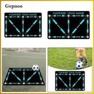 Gepnoo Football Footstep Training Mat Football Door Pad Soccer Skill Development Rug