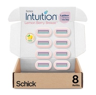 Schick Intuition Refill, Lemon Berry Breeze Razors for Women | Intuition Razor Blades Refill with Or