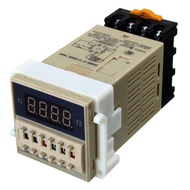 AC 220V 5A Programmable Double Time Timer Delay Relay Device Tool DH48S-S MY