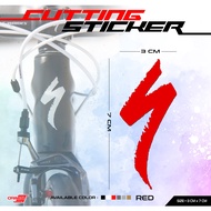 Cutting Sticker Frame | Specialized S-works Logo Bicycle Head Tube