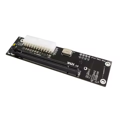 YY+for ADT-Link F9G OCuLink eGPU Dock PCIe 4.0 64Gbps ATX Open Frame