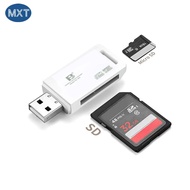 Sd Card Reader Usb 2.0 High Speed Usb Memory Card Reader, Micro Sd Card Reader Supports Sd/Micro Sd/
