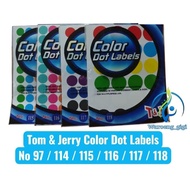 T&J Colorful Dot Label Sticker Dot