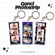 GANTUNGAN Custom Rectangular Acrylic Keychain, Photostrip Keychain, Bag Chain, Premium Keychain, Des