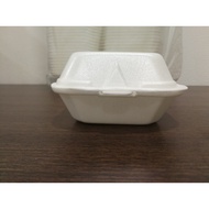 [ CLEARANCE STOCK ]Polystyrene Foam Burger Box [ 100pcs± ] Polistrin - Polisterin Kotak Burger - Foa