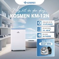 Máy Hút Ẩm Dân Dụng Kosmen KM - 12N Công Suất 12 lít/ngày Tiết Kiệm Điện- Hàng Chính Hãng BH 24 Thán