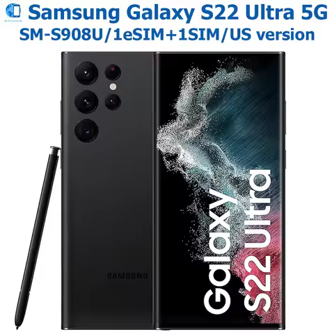 Samsung Galaxy S22 Ultra 5G Smartphone 6.8-inch S908U 8K Quad Camera 108 MP Screen Unlock Phone S22U