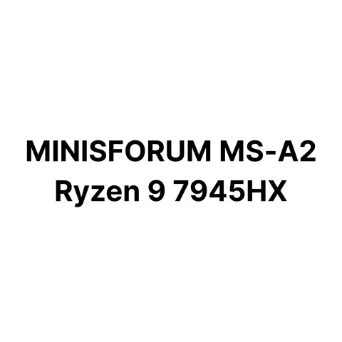 MINISFORUM MS-A2 MINI PC Ryzen 9 7945HX Windows 11 Pro 64GB DDR5 M.2 NVME Support 10G SFP+ WiFi 6E G