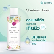 Delisma Witch Hazel & Tea Tree Clarifying Toner 270ml. เดลิสม่า วิช ฮาเซล & ที ทรี แคลริฟายอิ้ง โทนเ