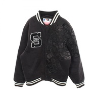 【二手】 Supreme SUP x New Era MBL 棒球夾克，純棉，男款，二手 B