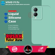 Soft Case Vivo Y17s Case Liquid Silicone Pro Camera Premium Casing