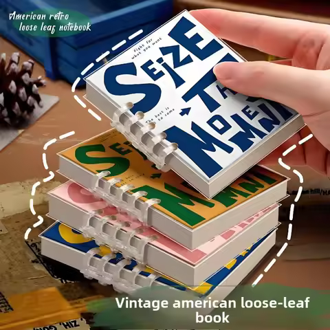 A7 Portable Small Notebook American Retro Mini Notebook High-value Thickened Pocket Student Notebook