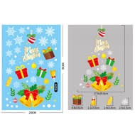 Gratis Ongkir - Stiker Jendela Kaca Motif Natal / Stiker Motif Natal Xmas / Hiasan Stiker Jendela