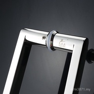 Factory Direct Sale Bathroom Shower Room Tube Glass Door Handle Square Handrail Handle Bathroom Hard