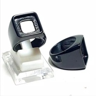 EMBAN RING TITANIUM MODEL KOTAK BEST QUALITY