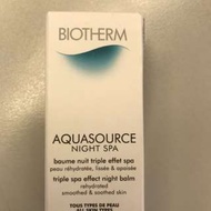 Biotherm Aquasource Night SPA
