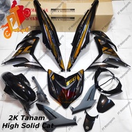 Yamaha Y15ZR Y15 V1 V2 Cover Set Metallic Black Gold Chrome Sticker King 150 22 HLY Velozi Tanam 2K
