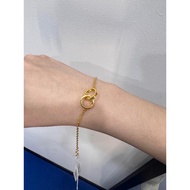 Yours Jewel 916 Gold Double Cycles