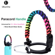 12 to 64oz Paracord Handle for Tumbler Accessories Compatible for Aqua Flask, Hydrofresh, Peliflask, Tyeso 750ml, Civago Tumbler, Thermoflask Tumbler Handle Water Bottles Holder Aquaflask Paracord Tumbler Holder Strap Paracord Rope Aquaflask Accessories