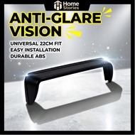 22cm Hitam Car GPS Sunshade Visor Anti Silau Skrin Navigasi Kereta Pelindung Cahaya Monitor Sun Hood