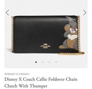 ❤️美國直送❤️COACH X Disney’s thumper chain clutch :