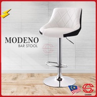 Cassa Modeno Bar Chair Stools 360 Degree Swivel Height Adjustable (White Seat/Black Seat/Full Black/Gold Seat) - 1 unit