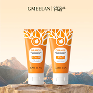 GMEELAN 2PCS GEL TẨY TẾ BÀO CHẾT TÁC ĐỘNG CAM ENZYMES 50g + Kem Lười Nâng Tone Kem Lười 30g Kem Làm