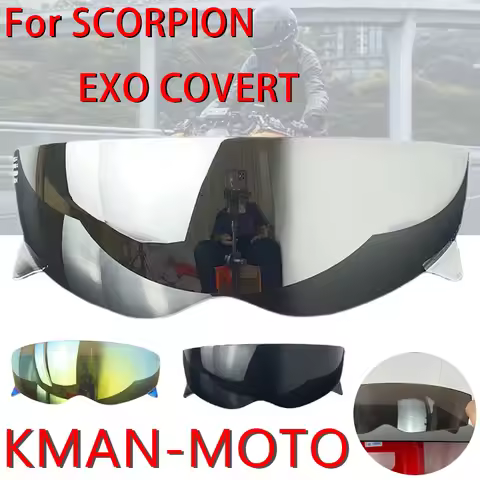 Covert Helmet Visor For Scorpion Exo Combat Covert-X Motorcycle Helmet Visors UV Protection Visors M
