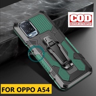 case hp kickstanding clip for oppo a54 casing robot - hijau