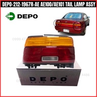 DEPO-212-1967R-AE Rear Tail Light Lamp Pair For Toyota Corolla AE100 EE100 AE101 Sedan 1992-1996