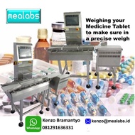 Check Weigher Timbangan Conveyor Obat Farmasi Medis Kapsul Tablet