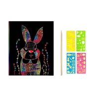 Colorful Scratch Paper Children's Graffiti Handy Tool A4/A3/8K/16K/32K Multi-Size 10/20/50/100 Sheet